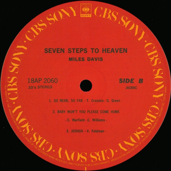 Miles Davis - Seven Steps To Heaven (Vinyl, LP, Album, Reissue)
