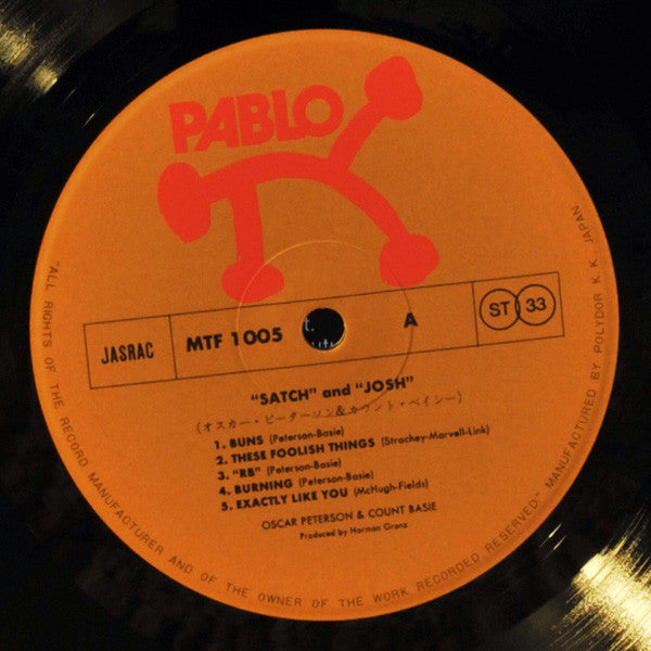 Oscar Peterson - Satch And Josh (Vinyl, LP, Album, Stereo)