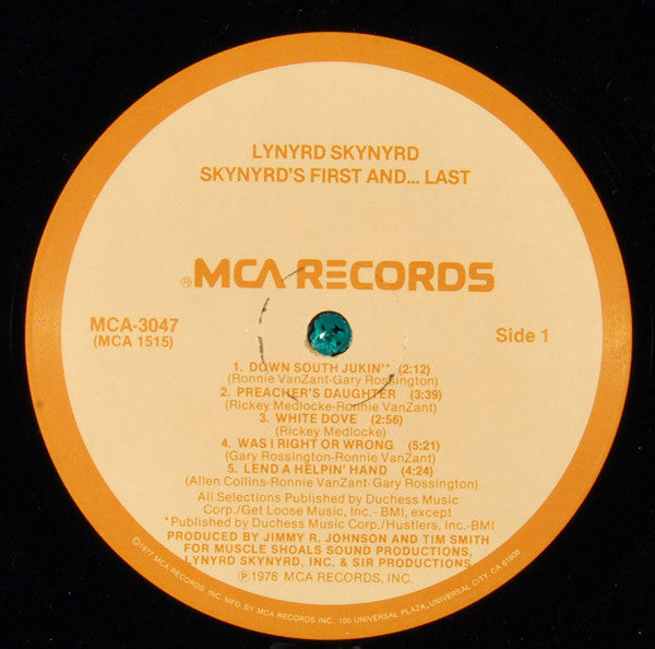 Lynyrd Skynyrd - Skynyrd's First And... Last (Vinyl, LP, Album) Good Plus (G+) / Very Good Plus (VG+)