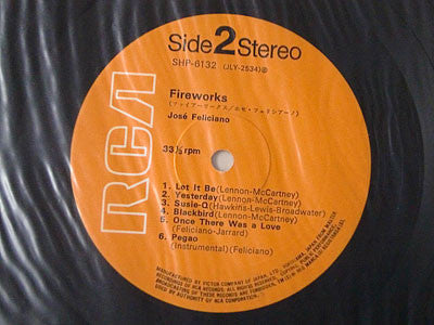 José Feliciano - Fireworks (Vinyl, LP, Album) Good Plus (G+) / Good Plus (G+)