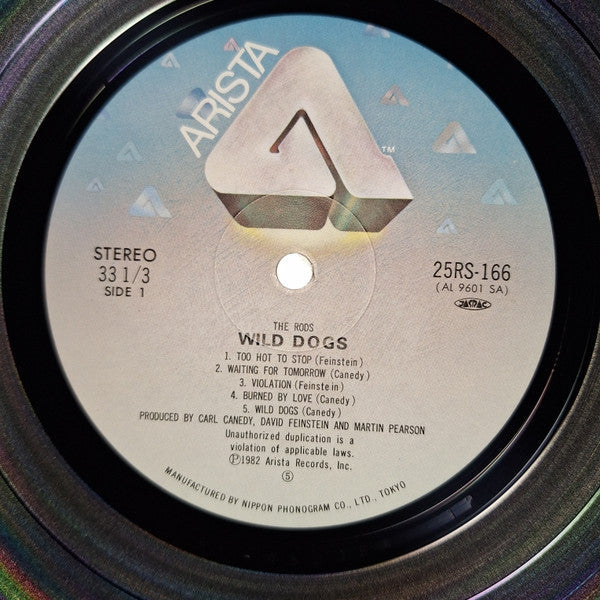 The Rods - Wild Dogs (Vinyl, LP, Album) Very Good Plus (VG+) / Very Good Plus (VG+)