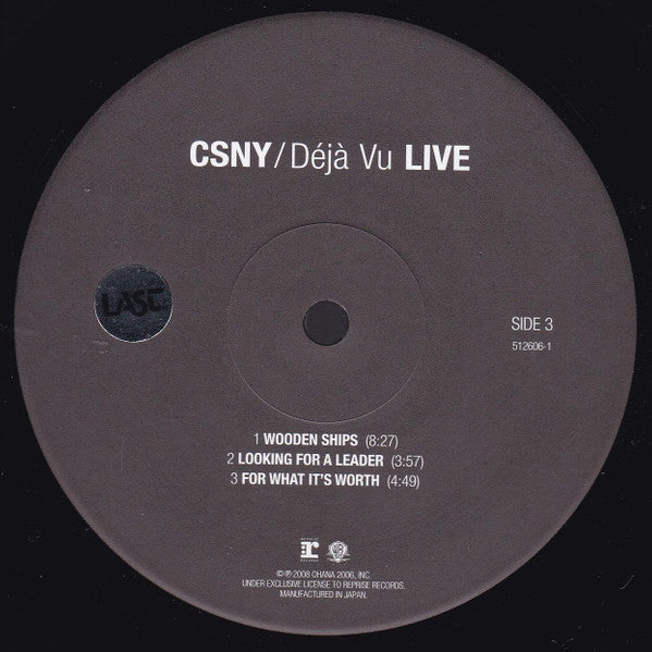 Crosby, Stills, Nash & Young - Déjà Vu LIVE (2xVinyl, LP, Album, Limited Edition) Very Good Plus (VG+) / Very Good Plus (VG+)