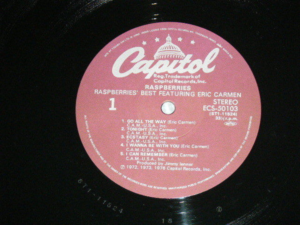 Raspberries - Raspberries' Best (Vinyl, LP, Compilation, Reissue) Very Good Plus (VG+) / Very Good Plus (VG+)