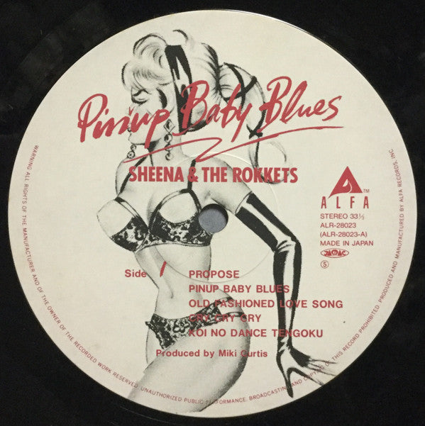 Sheena & The Rokkets - Pinup Baby Blues (Vinyl, LP)