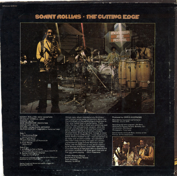 Sonny Rollins - The Cutting Edge (Vinyl, LP, Album)