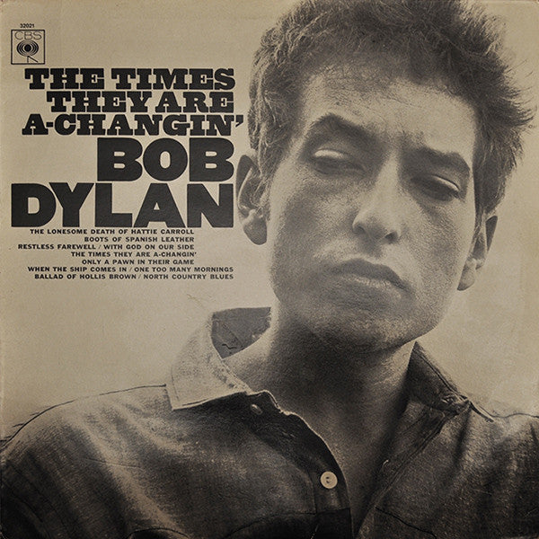 Bob Dylan - The Times They Are A-Changin' (Vinyl, LP, Album, Stereo, Reissue) Near Mint (NM or M-) / Very Good Plus (VG+)