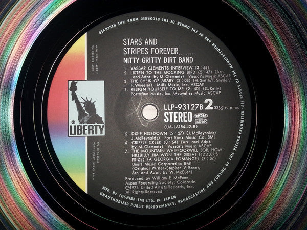 Nitty Gritty Dirt Band - Stars And Stripes Forever (2xVinyl, LP, Album) Good Plus (G+) / Very Good (VG)