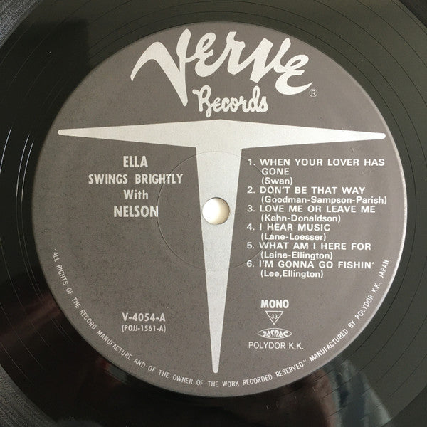 Ella Fitzgerald - Ella Swings Brightly With Nelson (Vinyl, LP, Albu...