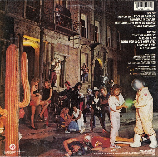 Night Ranger - Midnight Madness (Vinyl, LP, Album, Club Edition) Very Good Plus (VG+) / Very Good (VG)