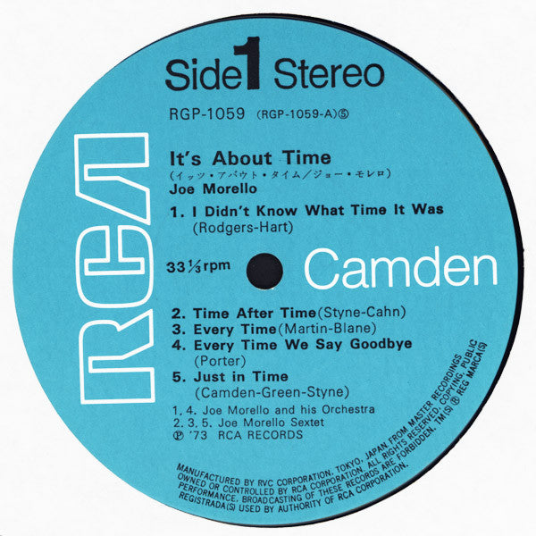 Joe Morello - It's About Time (Vinyl, LP, Album, Reissue, Stereo) Good Plus (G+) / Good (G)