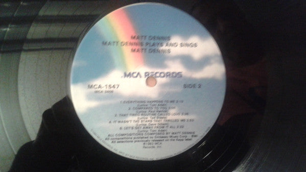 Matt Dennis - Plays And Sings Matt Dennis (Vinyl, LP, Album, Reissue) Near Mint (NM or M-) / Near Mint (NM or M-)