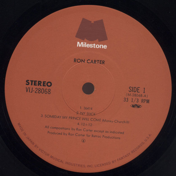 Ron Carter - The Man With The Bass (Vinyl, LP, Album, Compilation, ...