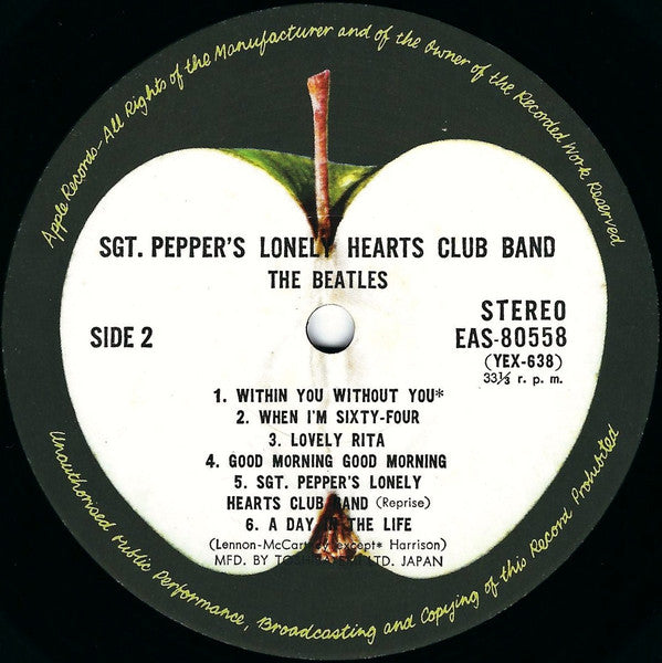 The Beatles - Sgt. Pepper's Lonely Hearts Club Band = サージェント・ペパーズ・ロ...