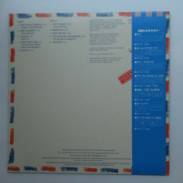 ABBA - Gracias Por La Musica (Vinyl, LP, Album)