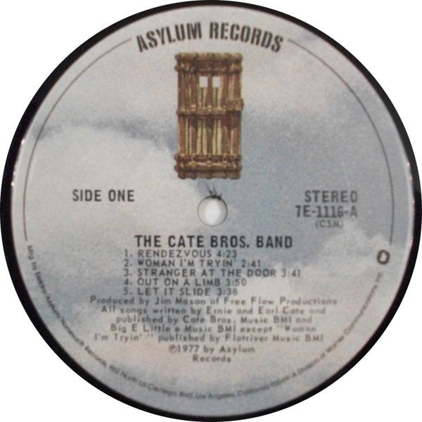 Cate Bros. Band - The Cate Bros. Band (Vinyl, LP, Album, Stereo) Good Plus (G+) / Very Good (VG)