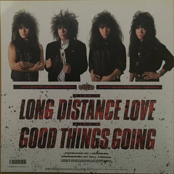 Loudness (5) - Long Distance Love / Good Things Going (Vinyl, 12", 45 RPM, Maxi-Single) Very Good (VG) / Good (G)