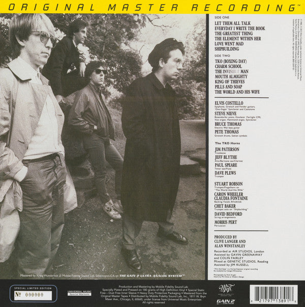 Elvis Costello & The Attractions - Punch The Clock (Vinyl, LP, Remastered, Album, Limited Edition, Numbered, Reissue) Mint (M) / Mint (M)