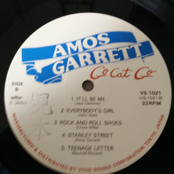 Amos Garrett - Go Cat Go (Vinyl, LP, Album) Very Good (VG) / Good Plus (G+)