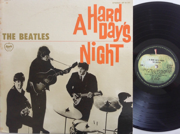 The Beatles - A Hard Day's Night (Vinyl, LP, Album, Reissue, Stereo) Very Good Plus (VG+) / Very Good (VG)