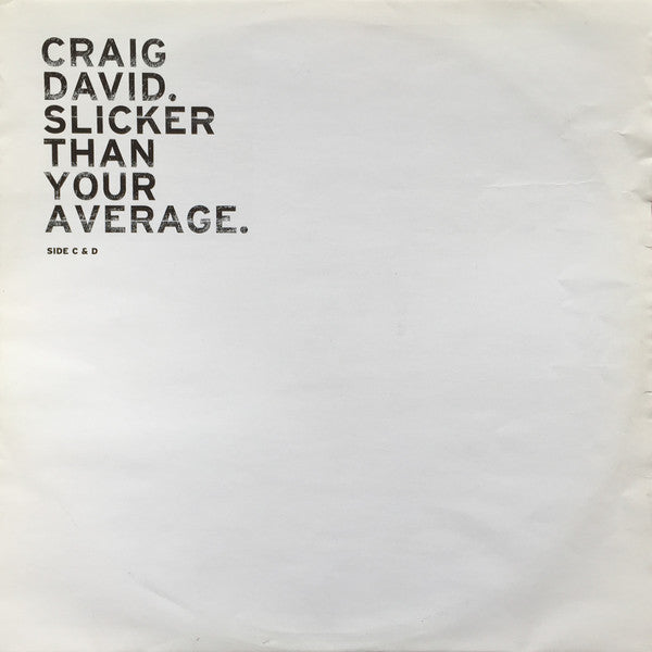 Craig David - Slicker Than Your Average (2xVinyl, LP, Album) Very Good (VG) / Very Good (VG)