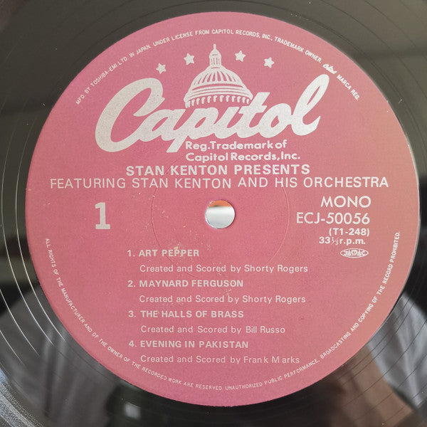 Stan Kenton And His Orchestra - Stan Kenton Presents (Vinyl, LP, Album, Reissue) Near Mint (NM or M-) / Very Good (VG)