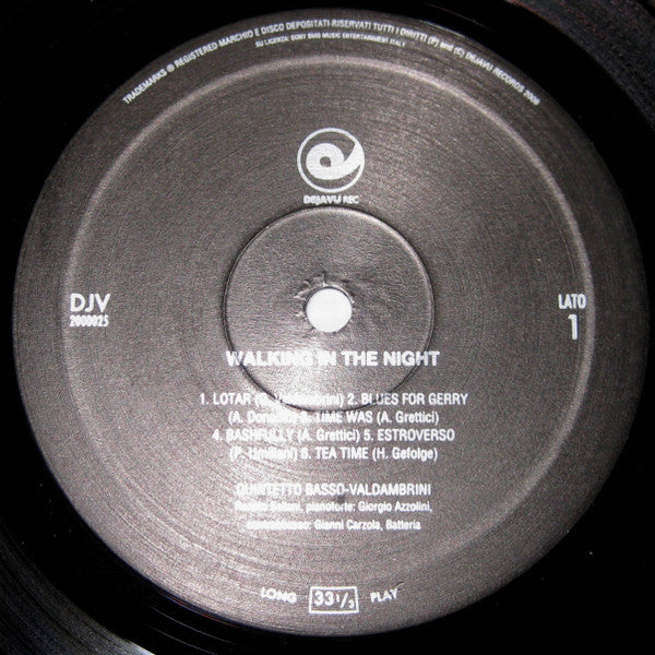 Quintetto Basso-Valdambrini - Walking In The Night (Vinyl, LP, Reissue) Very Good (VG) / Very Good (VG)