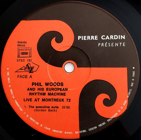 Phil Woods And His European Rhythm Machine - Live At Montreux 72 (Vinyl, LP, Album) Near Mint (NM or M-) / Very Good Plus (VG+)