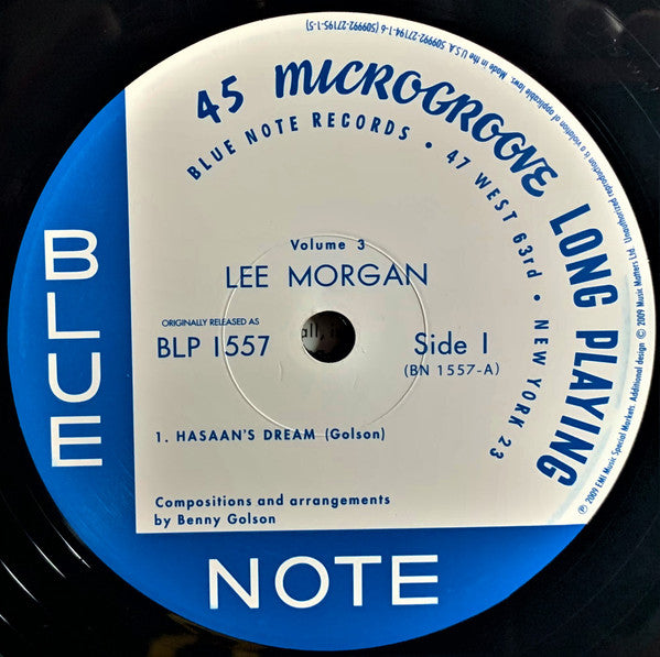 Lee Morgan - Volume 3 (2xVinyl, 12", 45 RPM, Album, Limited Edition, Numbered, Reissue, Mono) Very Good Plus (VG+) / Near Mint (NM or M-)