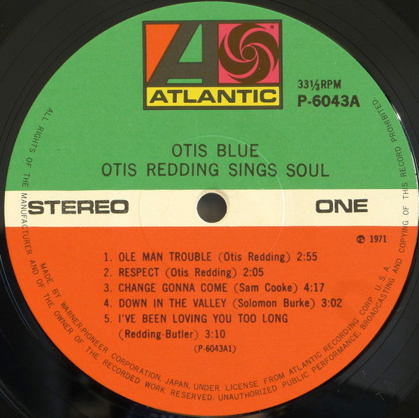 Otis Redding - Otis Blue / Otis Redding Sings Soul (Vinyl, LP, Album, Reissue, Stereo) Near Mint (NM or M-) / Very Good (VG)