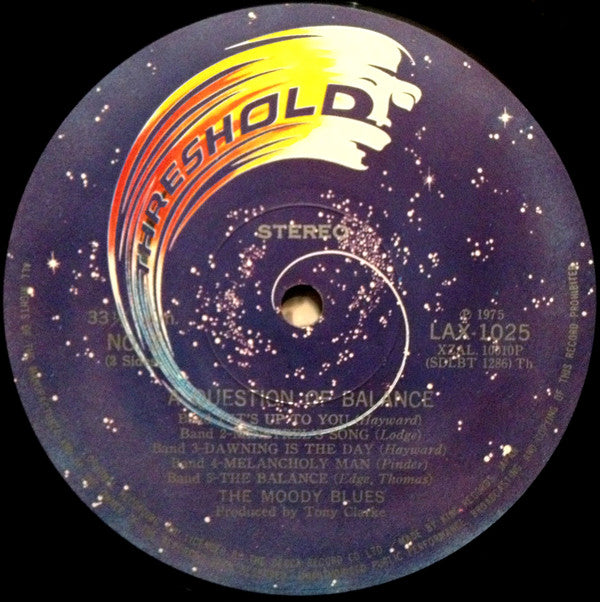 The Moody Blues - A Question Of Balance (Vinyl, LP, Album, Reissue) Very Good Plus (VG+) / Very Good Plus (VG+)