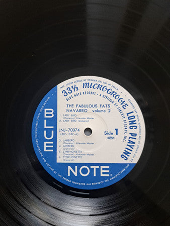 Fats Navarro - The Fabulous Fats Navarro Volume 2 (Vinyl, LP, Album, Reissue, Remastered, Mono) Near Mint (NM or M-) / Near Mint (NM or M-)