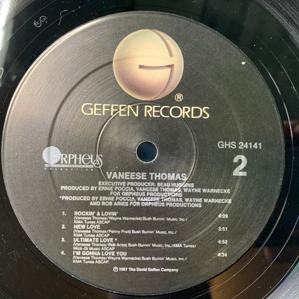 Vaneese Thomas - Vaneese (Vinyl, LP, Album, Stereo) Very Good Plus (VG+) / Very Good (VG)