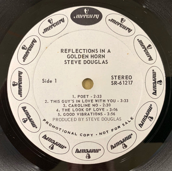 Steve Douglas - Reflections In A Golden Horn (Vinyl, LP, Album, White Label, Promo) Very Good (VG) / Very Good (VG)
