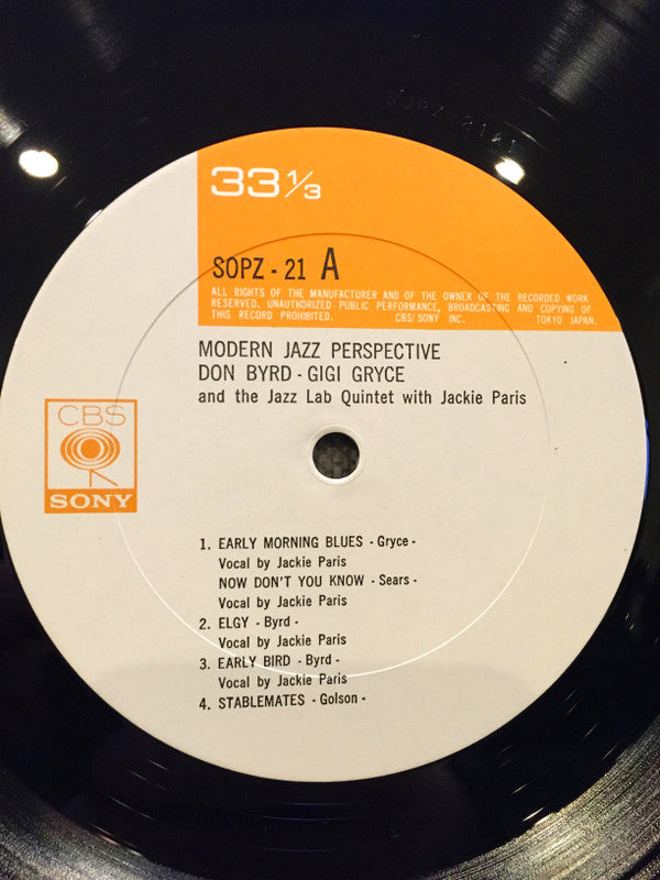 Donald Byrd - Modern Jazz Perspective (Vinyl, LP, Album, Mono) Very Good (VG) / Very Good (VG)
