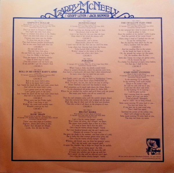 Larry McNeely - Confederation (Vinyl, LP, Album, Limited Edition, S...