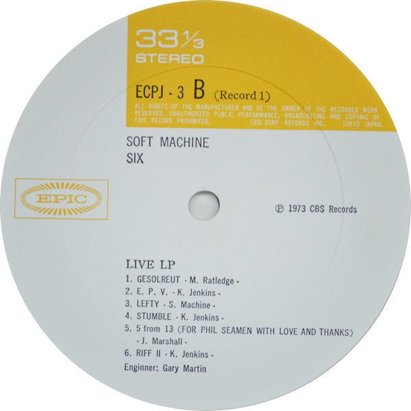Soft Machine - Six (2xVinyl, LP, Album) Very Good Plus (VG+) / Very Good (VG)
