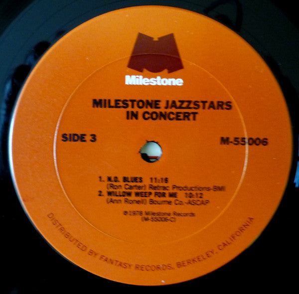 Ron Carter - Milestone Jazzstars In Concert (Vinyl, LP, Album)