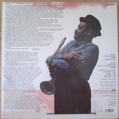 Ben Webster - At The Renaissance (Vinyl, LP, Album, Reissue, Remastered) Near Mint (NM or M-) / Very Good Plus (VG+)