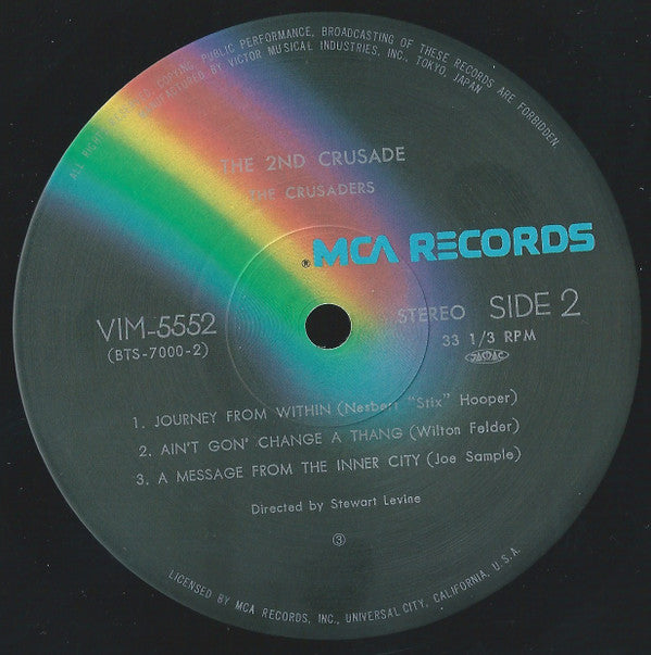 The Crusaders - The 2nd Crusade (2xVinyl, LP, Album, Reissue) Good Plus (G+) / Very Good Plus (VG+)
