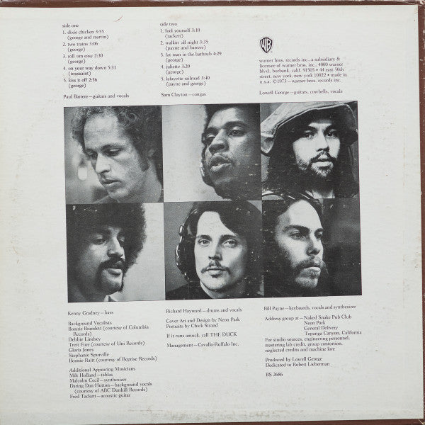 Little Feat - Dixie Chicken (Vinyl, LP, Album, Reissue) Very Good (VG) / Good Plus (G+)