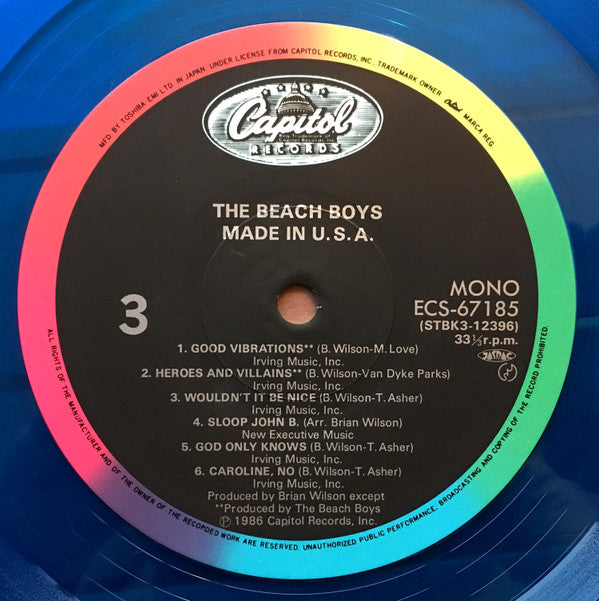 The Beach Boys - Made In USA (2xVinyl, LP, Compilation, Stereo, Mono) Very Good Plus (VG+) / Very Good Plus (VG+)