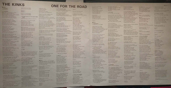 The Kinks - One For The Road (Vinyl, LP, Album)