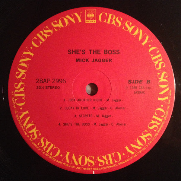 Mick Jagger - She's The Boss (Vinyl, LP, Album)