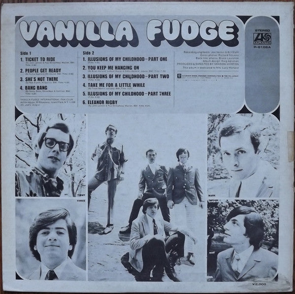 Vanilla Fudge - Vanilla Fudge (Vinyl, LP, Album, Stereo, Reissue)