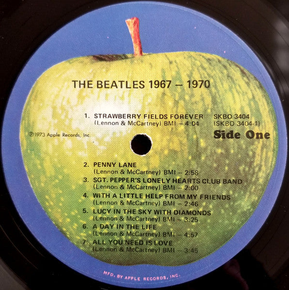 The Beatles - 1967-1970 (2xVinyl, LP, Compilation, Stereo) Very Good (VG) / Good Plus (G+)