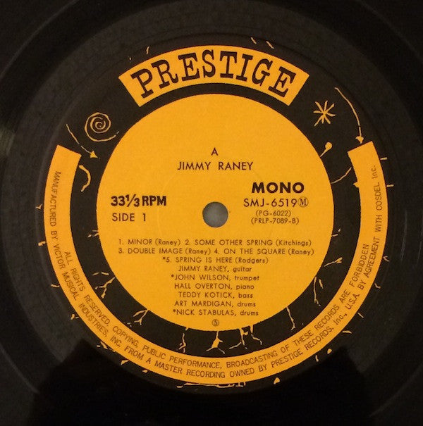 Jimmy Raney - A (Vinyl, LP, Album, Compilation, Reissue, Mono) Very Good (VG) / Very Good (VG)