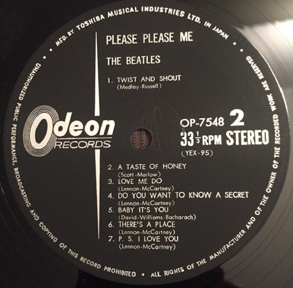 The Beatles - Please Please Me (Vinyl, LP, Album, Stereo) Very Good (VG) / Very Good (VG)