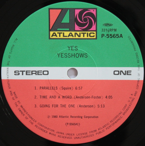 Yes - Yesshows (Vinyl, LP, Album)