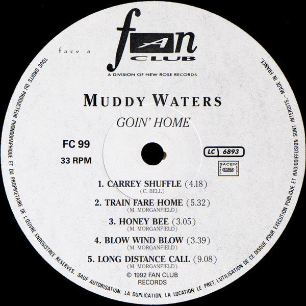 Muddy Waters - Goin' Home (Live In Paris 1970) (Vinyl, LP, Album) Very Good (VG) / Very Good (VG)