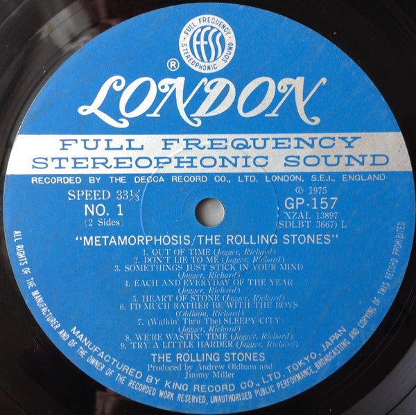 The Rolling Stones - Metamorphosis = Metamorphosis (Vinyl, LP, Album, Compilation, Stereo) Very Good Plus (VG+) / Very Good Plus (VG+)